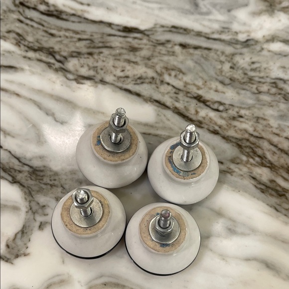 Pink and Black Eiffel Tower Ceramic Drawer Knobs/ Lot of 4 - Picture 4 of 8